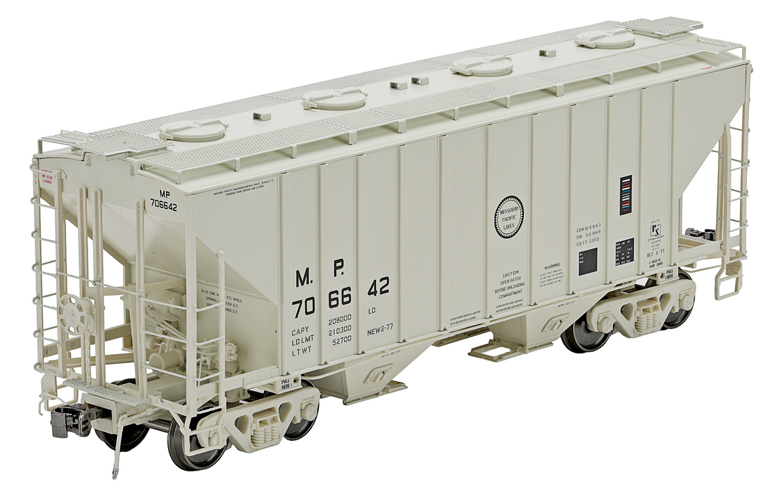 PS 3000CD Two-Bay Hopper Car - Missouri Pacific