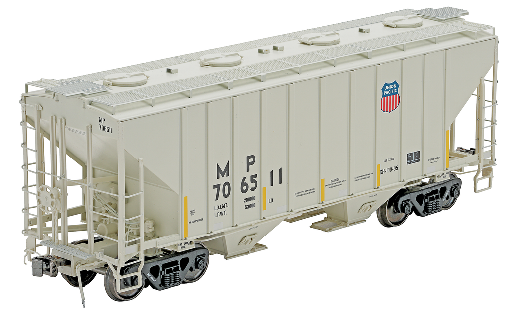 PS 3000CD Two-Bay Hopper Car - MP/UP Merger
