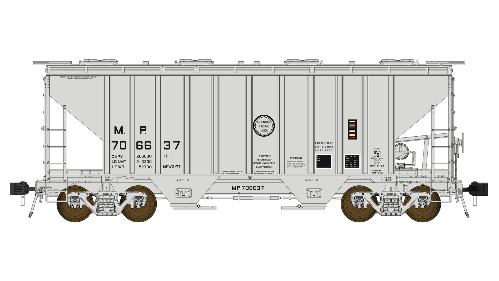 Hopper Cars — Class One Model Works
