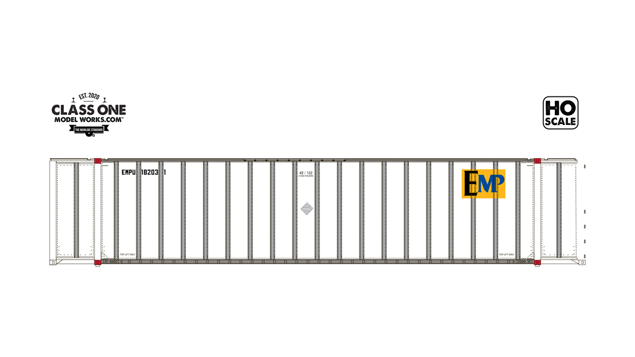 2-Pack Monon 48' Exterior Post - Equipment Management Pool