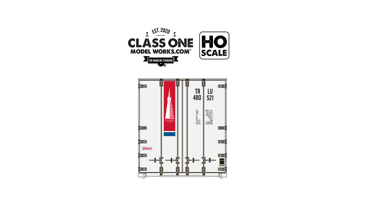 2-Pack Monon 48' Exterior Post - Transamerica Leasing