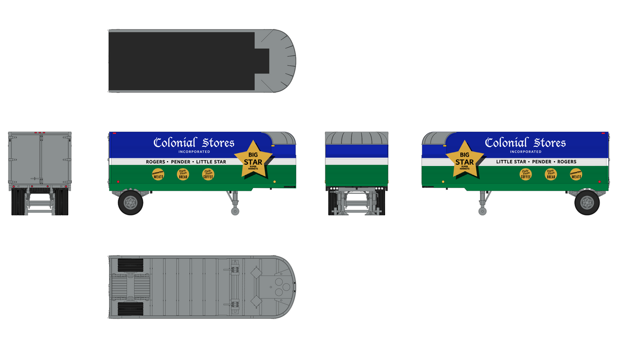 Fruehauf 26' Trailer - Colonial Stores