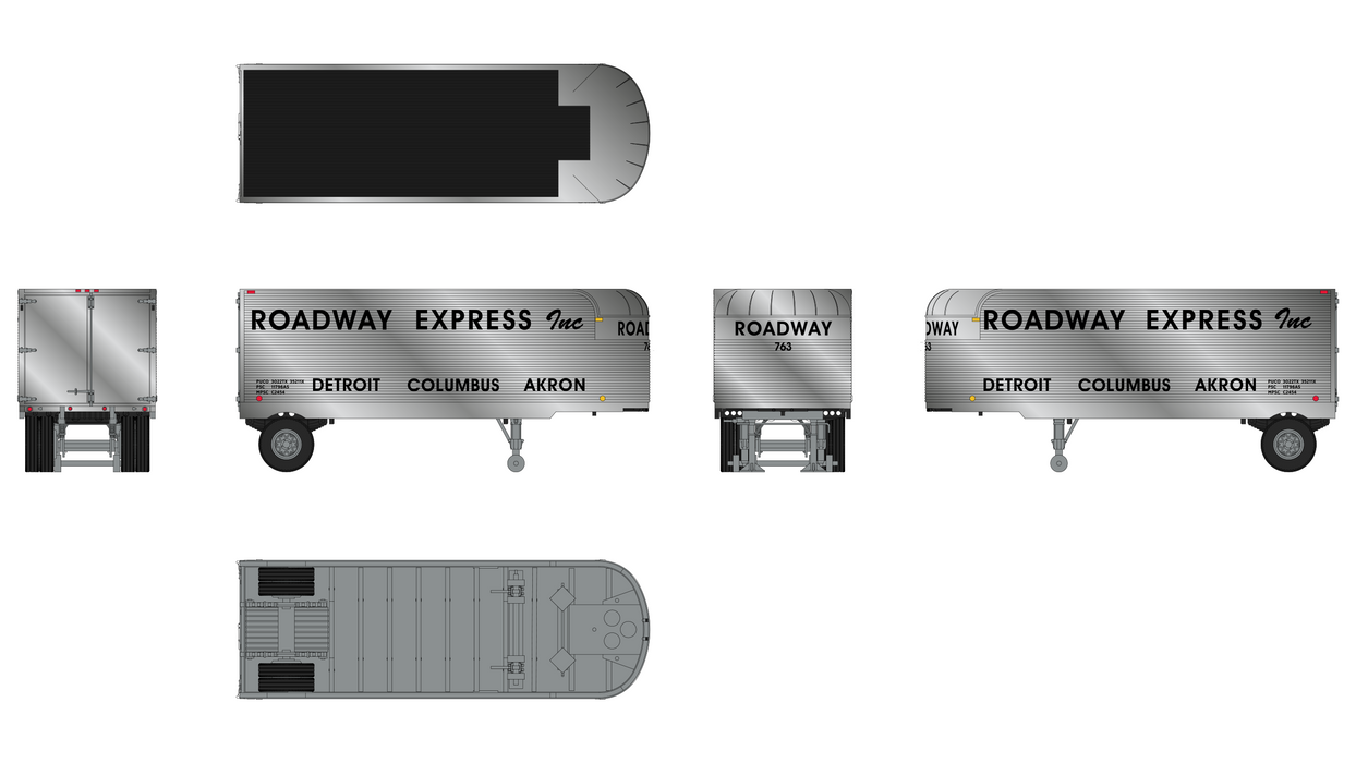 Fruehauf 26' Trailer - Roadway Express