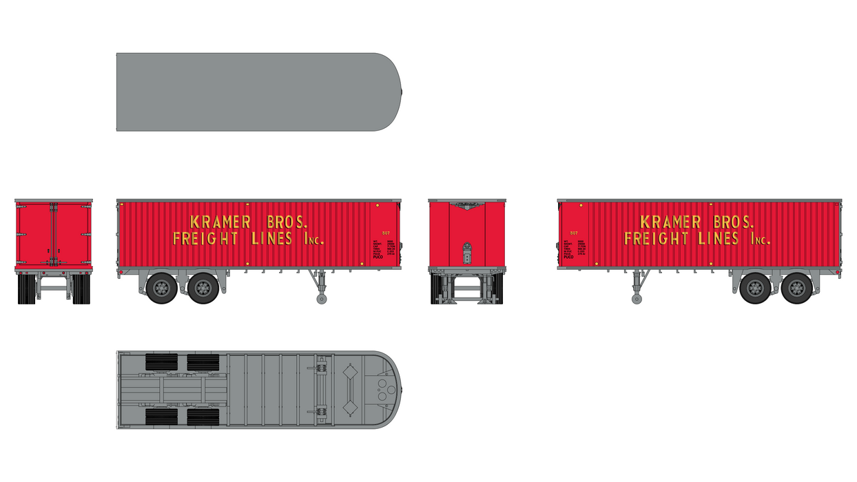Fruehauf 31' Trailer - Kramer Bros. Freight Lines