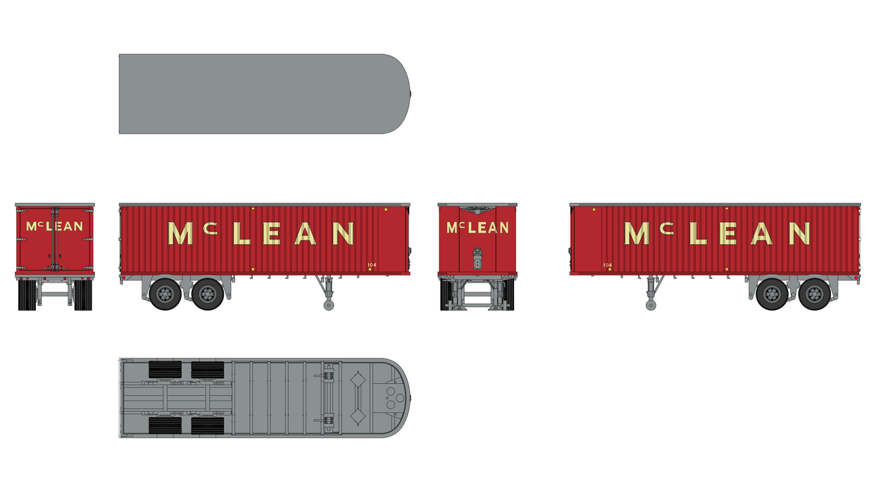 Fruehauf 31' Trailer - McLean Trucking