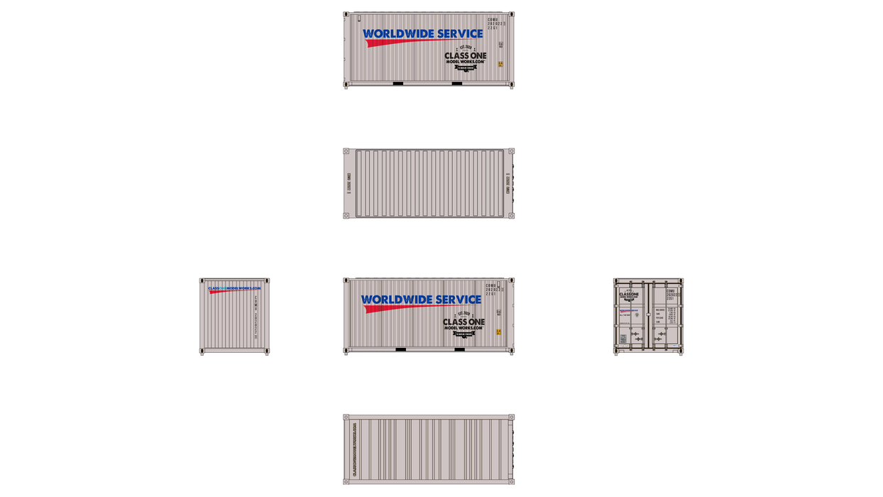 3-Pack CIMC 20' Corrugated Containers - COMW