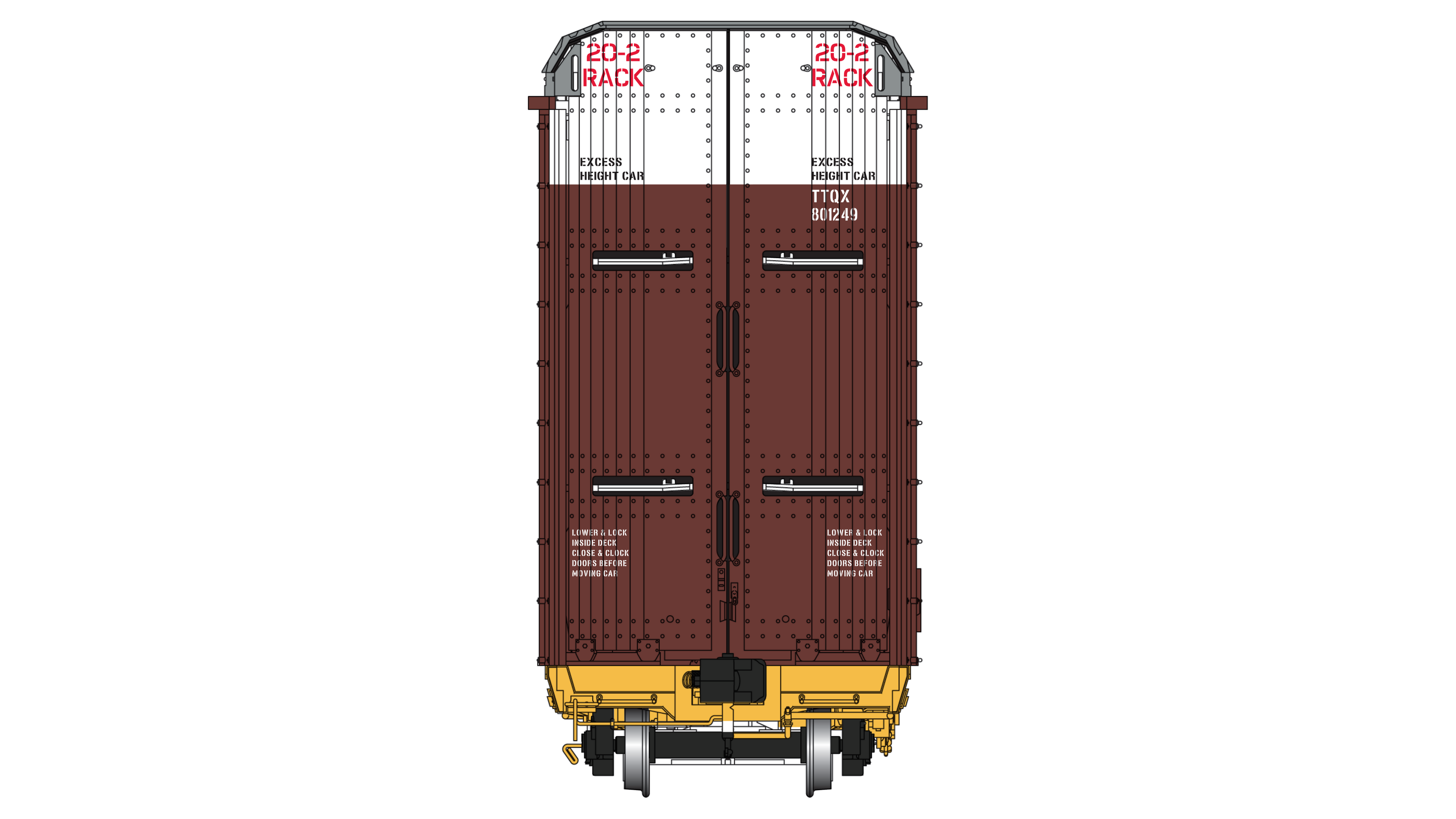 Thrall 20-2 Autorack - Type A - Norfolk Southern — Class One Model Works