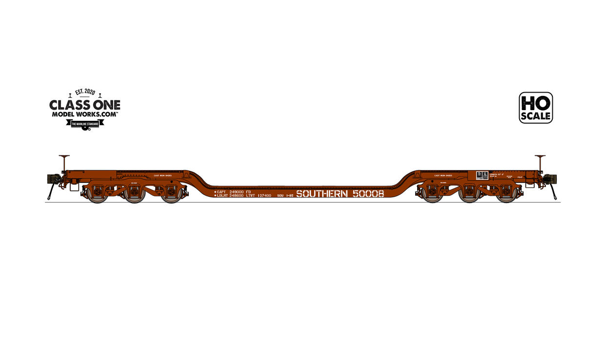 GSC Heavy Duty Flatcar - SOUTHERN