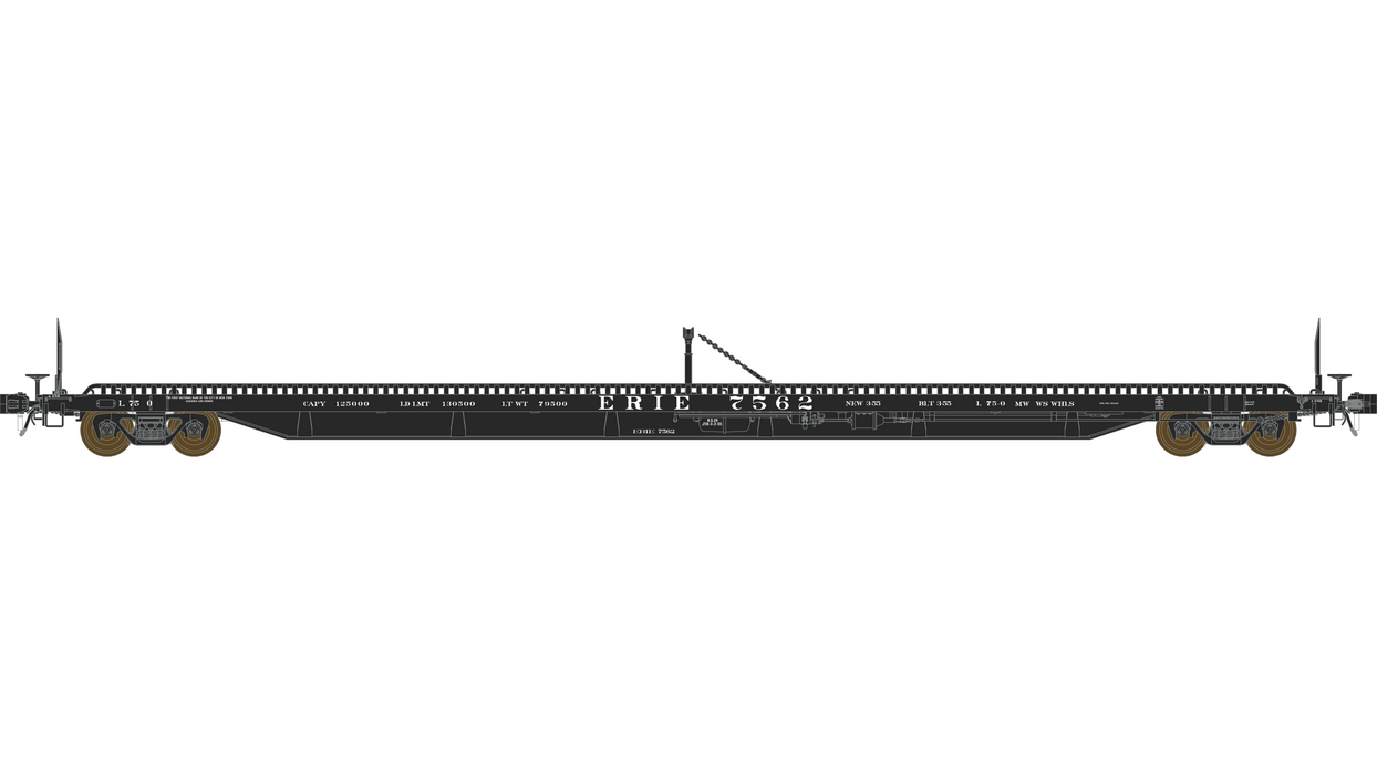 F39 Flatcar 75' - Erie