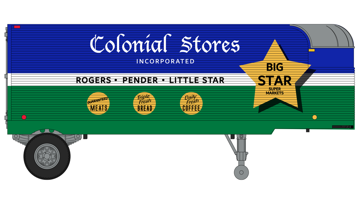 Fruehauf 26' Trailer - Colonial Stores