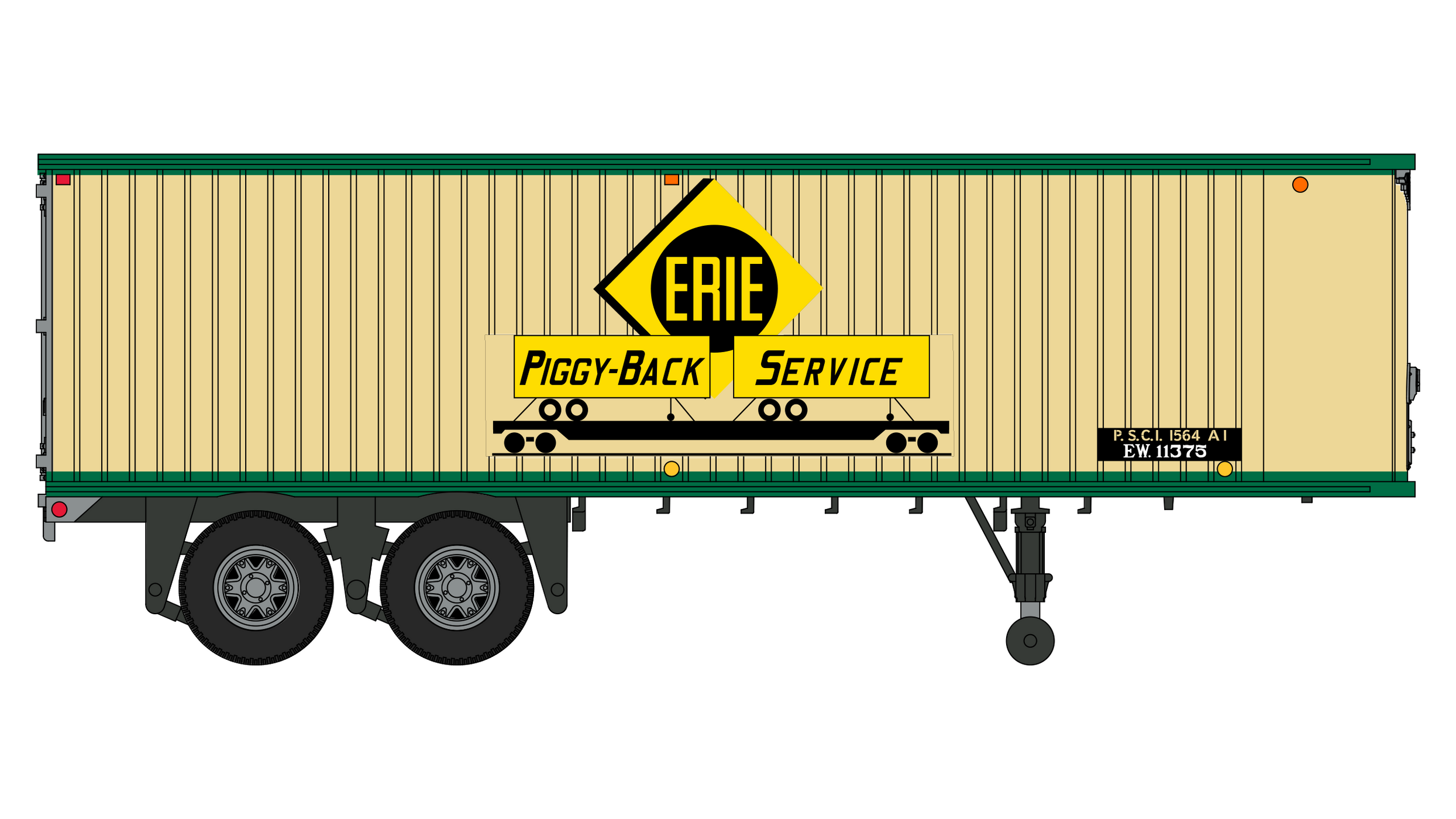 Fruehauf 31' Trailer - Erie — Class One Model Works