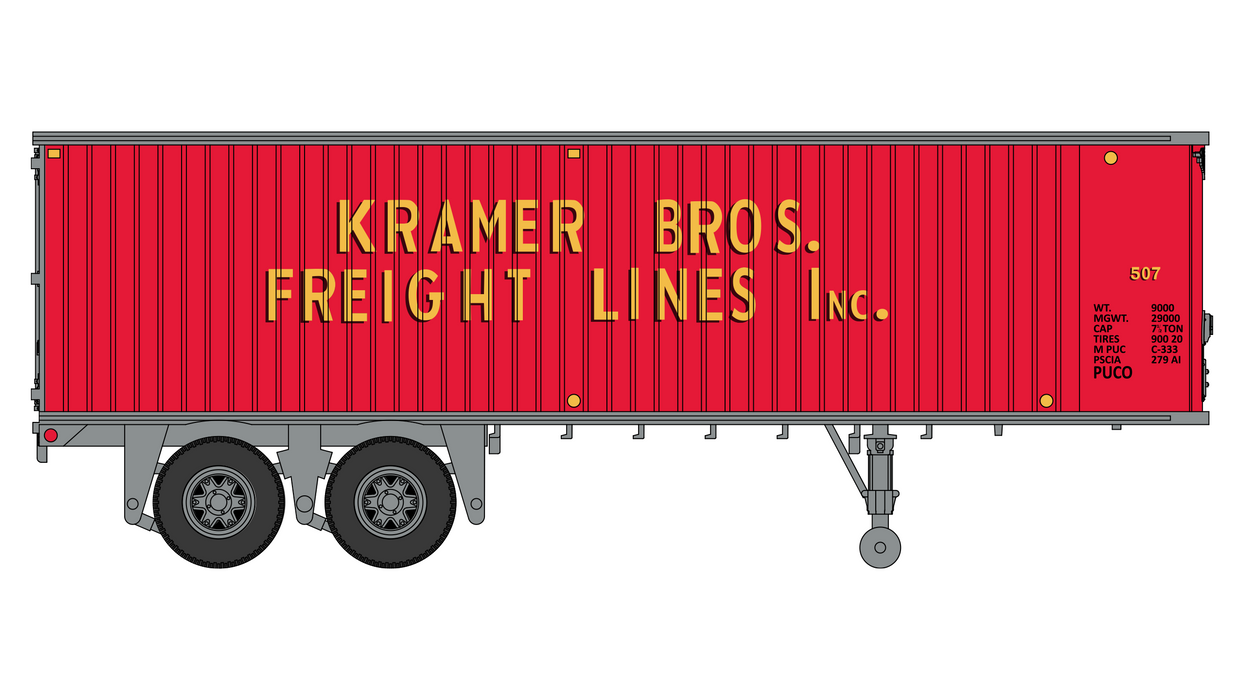Fruehauf 31' Trailer - Kramer Bros. Freight Lines