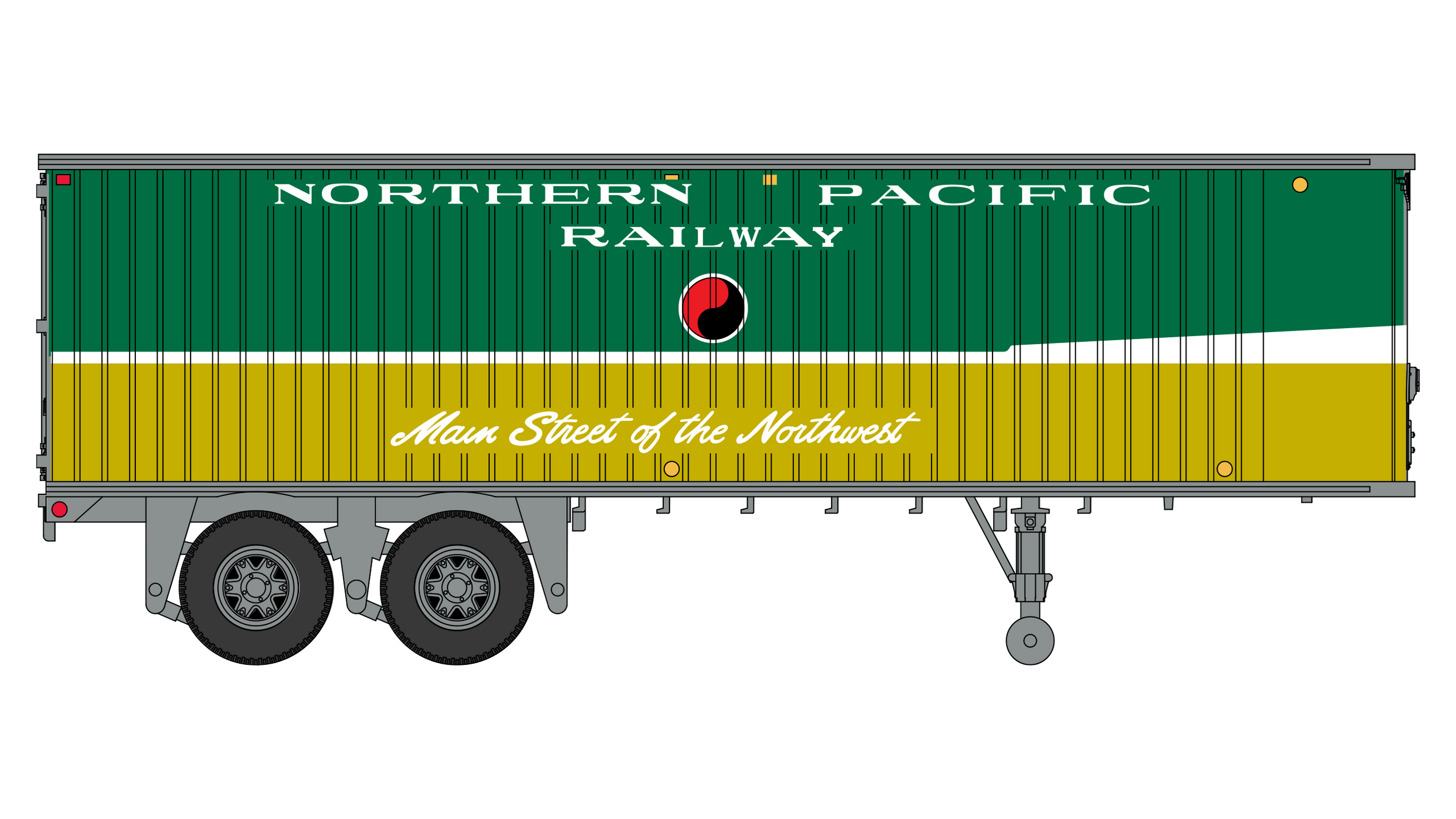 Fruehauf 31' Trailer - Northern Pacific — Class One Model Works