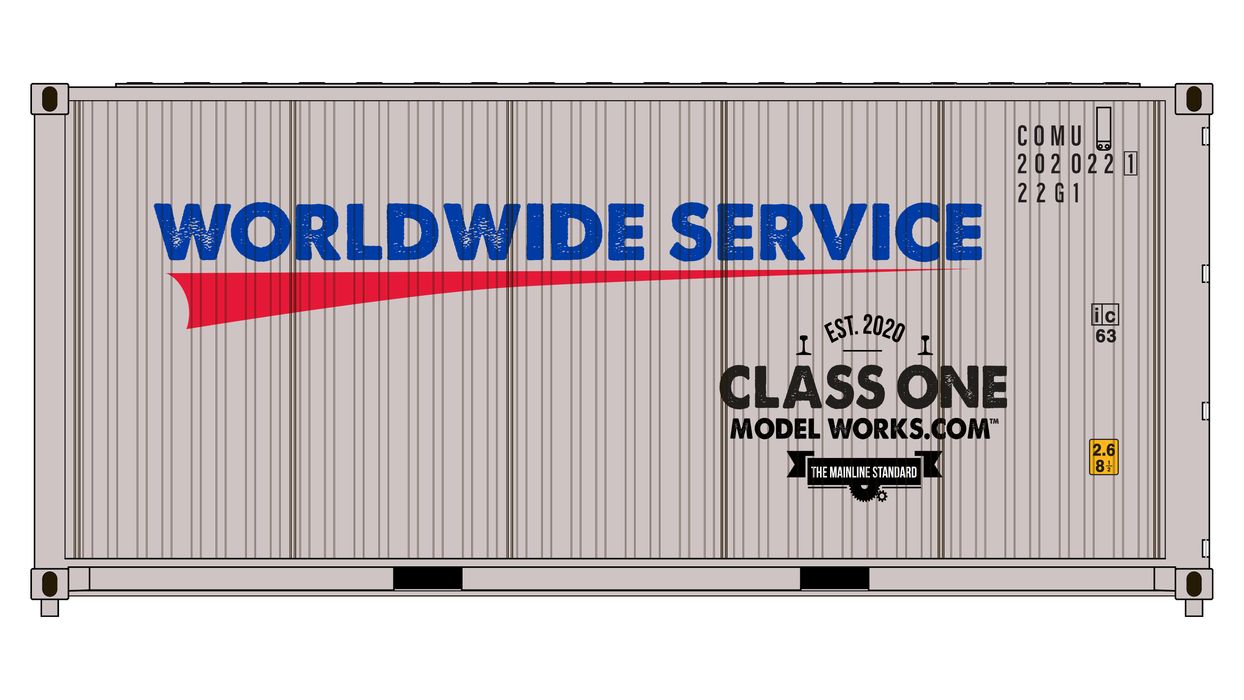 3-Pack CIMC 20' Corrugated Containers - COMW