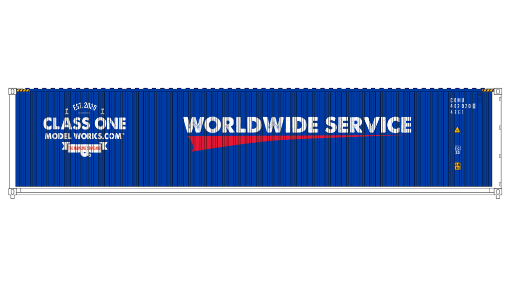 3-Pack CIMC 40' Corrugated Containers - COMW