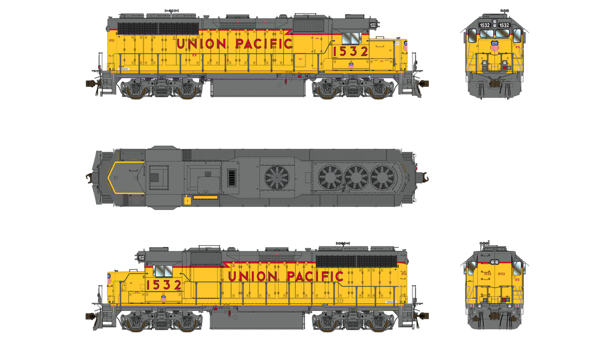 EMD GP40-2 1A3 - Union Pacific 1532