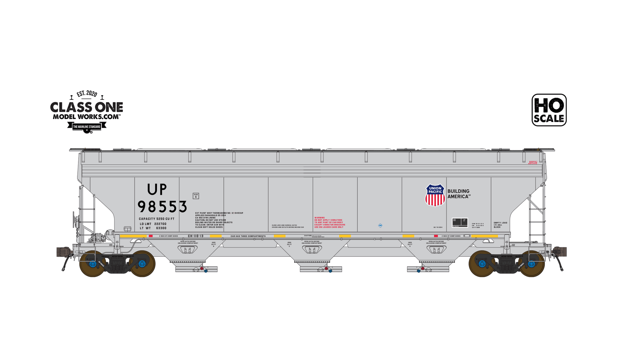 Class One Model Works Auto Racks Hopper Cars — Class One Model Works