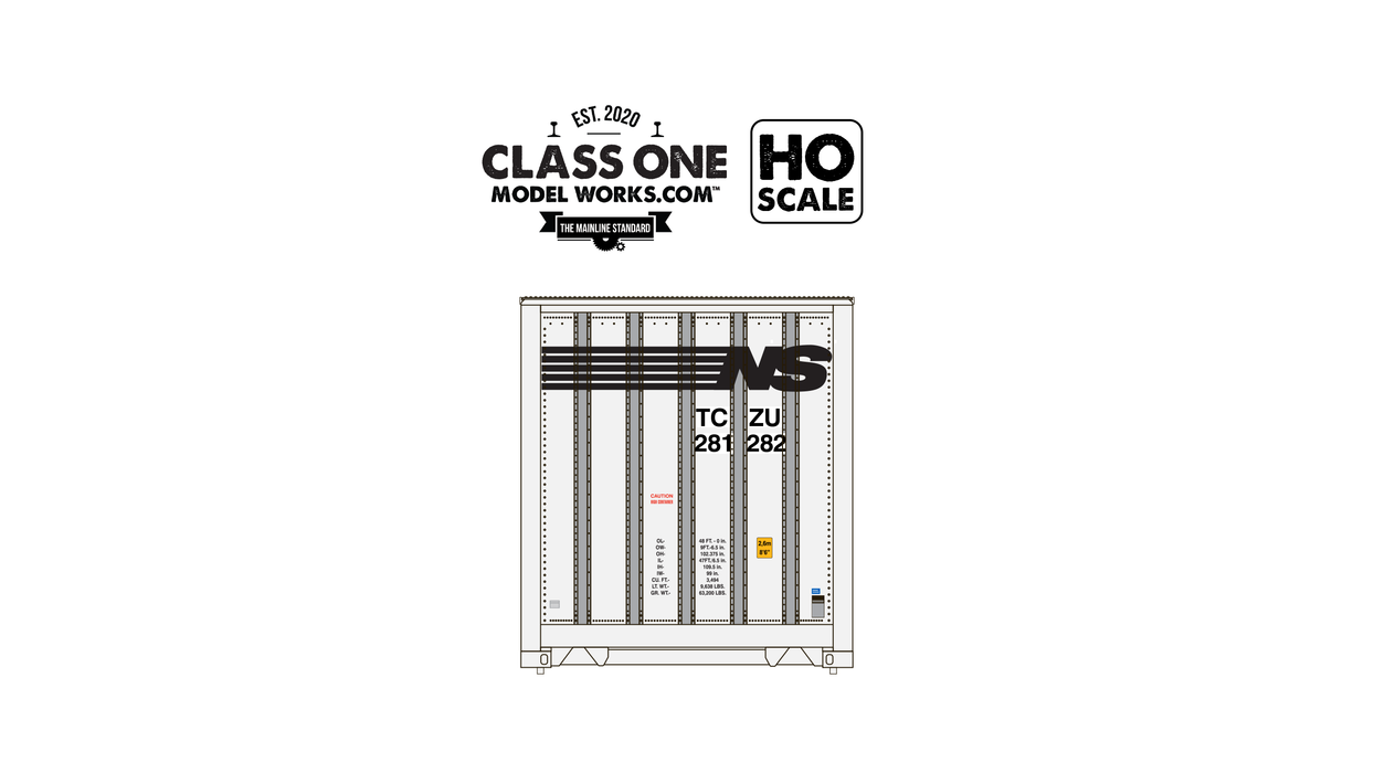 Monon 48' Exterior Post - Norfolk Southern TC