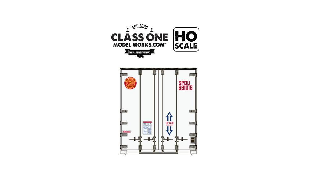Monon 48' Exterior Post - Southern Pacific