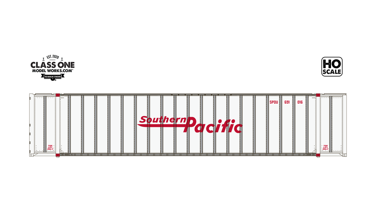 Monon 48' Exterior Post - Southern Pacific